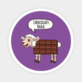 Chocolate Baaa Magnet